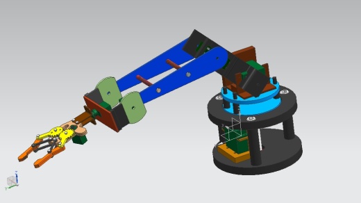 robotic arm 3d model机械臂缩略图