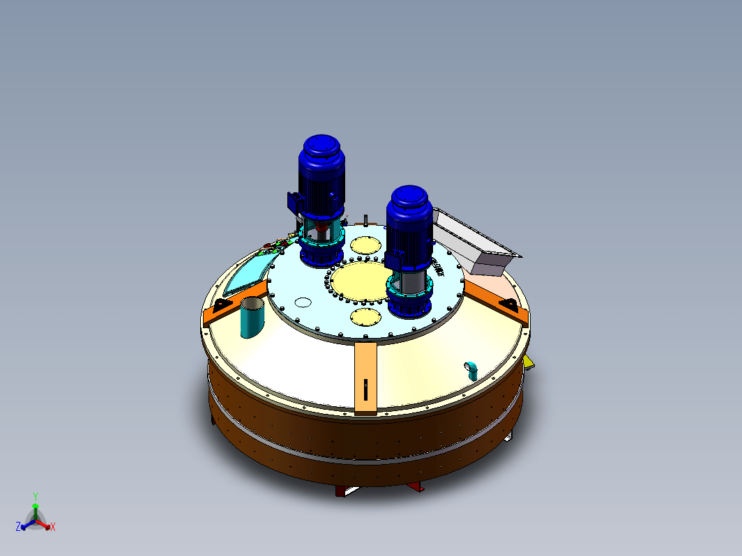 JN1500立轴行星搅拌机