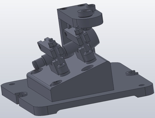 手柄轴钻M10螺纹底孔夹具设计及加工三维SW2010带参+CAD+说明缩略图