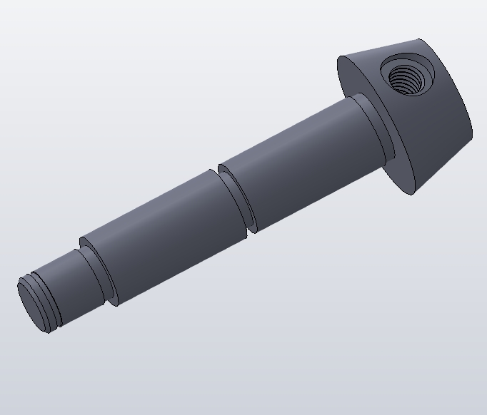 手柄轴钻M10螺纹底孔夹具设计及加工三维SW2010带参+CAD+说明