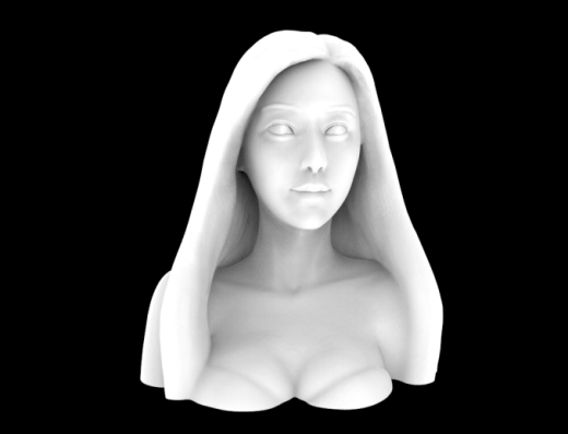 女士半身像