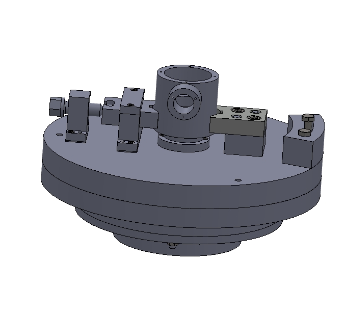 锥齿轮座车夹具设计图 SW+CAD