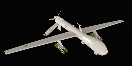 MQ-1捕食者无人侦察机图纸缩略图