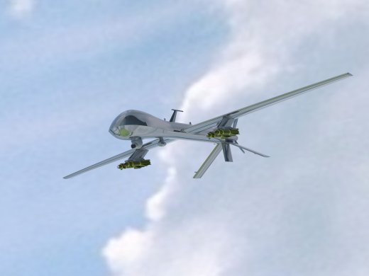 MQ-1捕食者无人侦察机图纸缩略图
