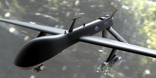 MQ-1捕食者无人侦察机图纸缩略图