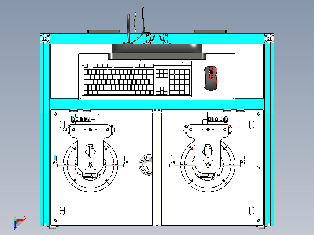 电机空负载性能检测测试机