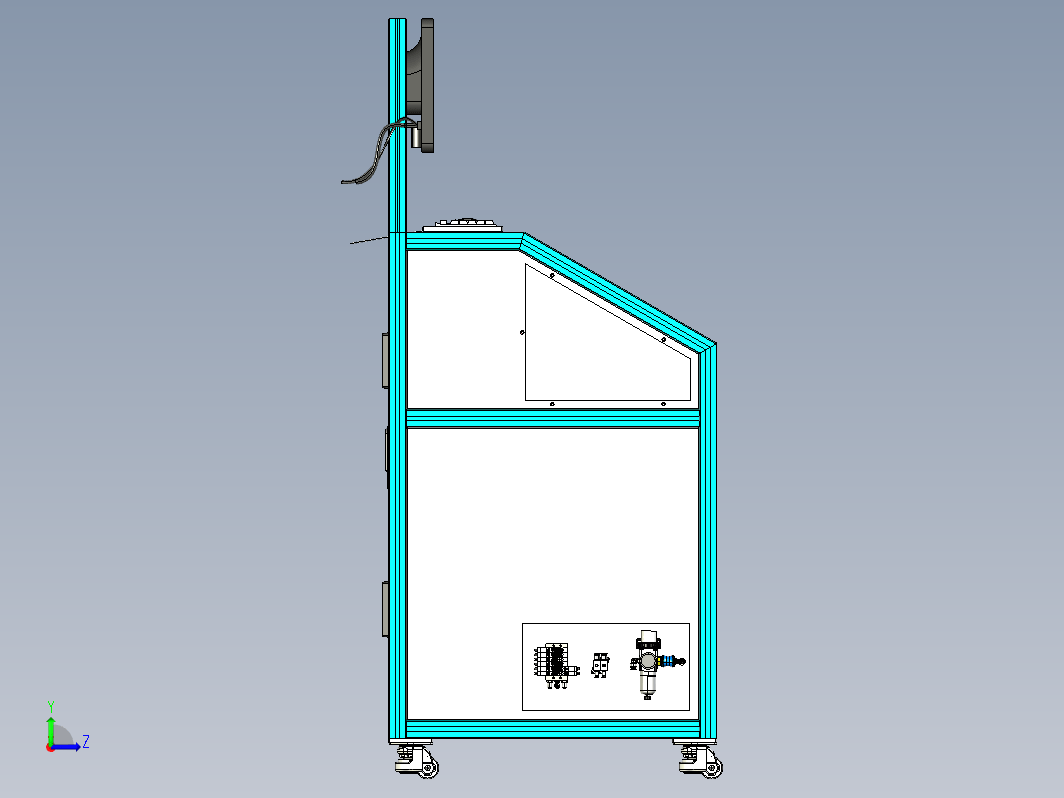 电机空负载性能检测测试机