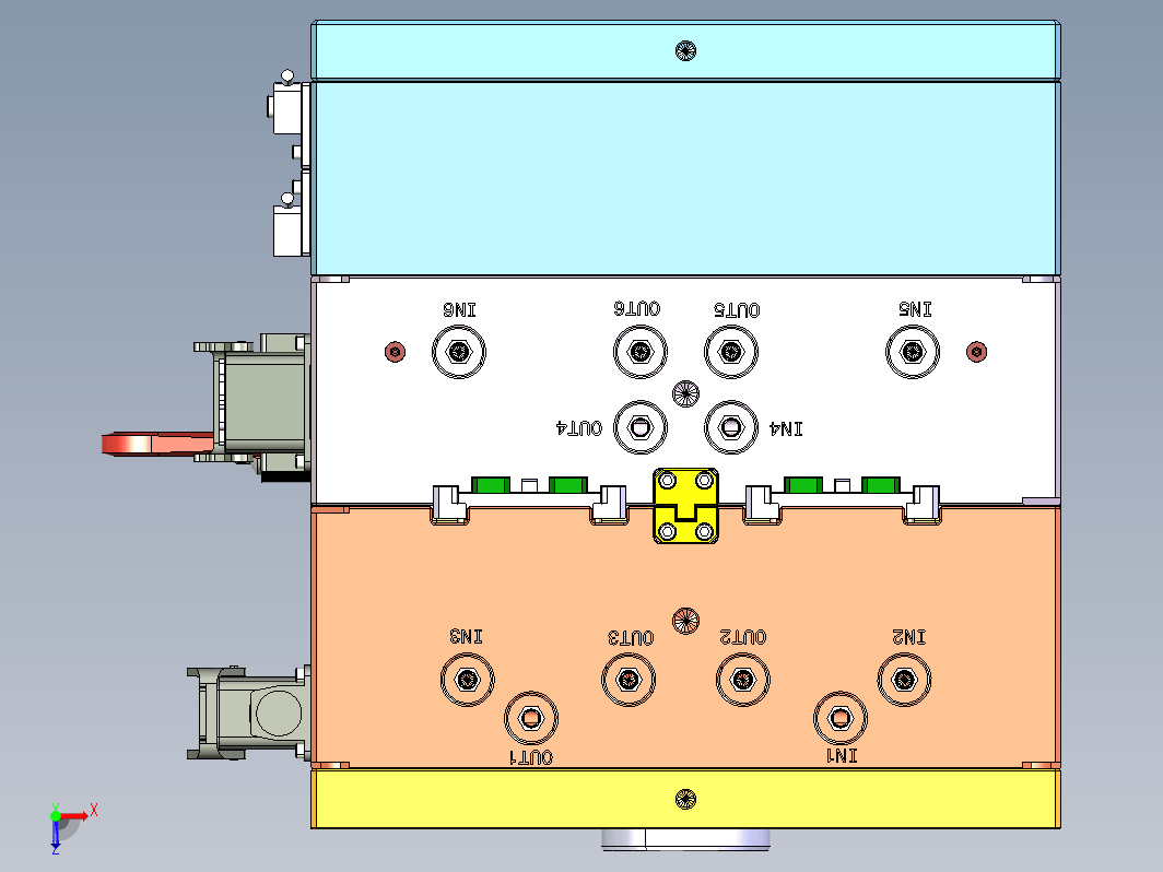 热流道模具 3D模型