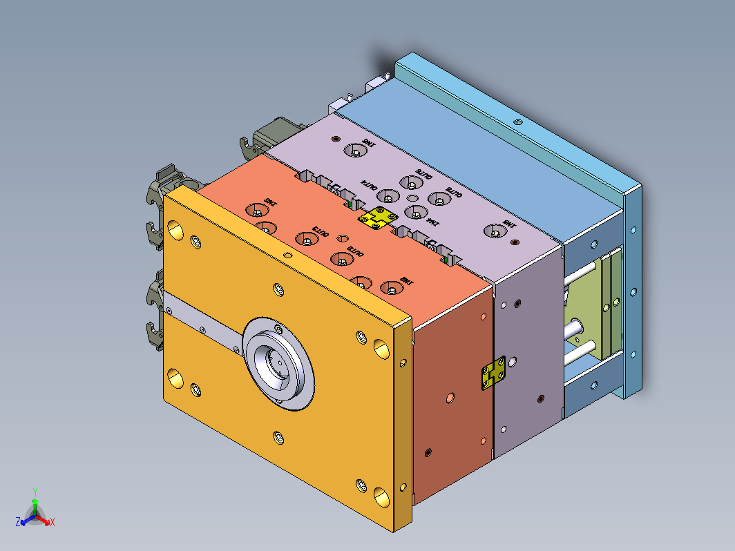 热流道模具 3D模型