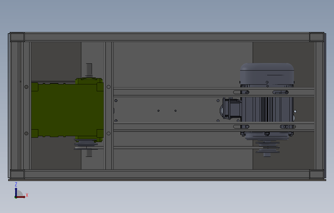 胶管牵引机 3D图纸