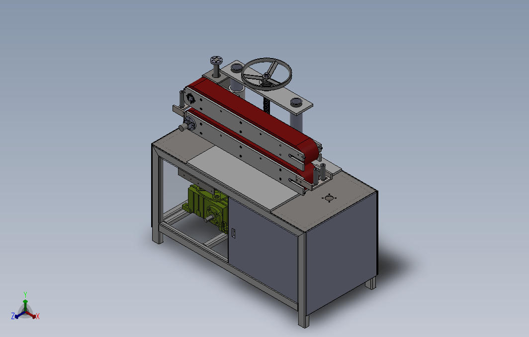 胶管牵引机 3D图纸