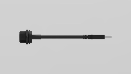 USB 5Gbps（USB 3.0、USB 3.x Gen 1、超高速）电缆 A 母头对 A 公头（圆形耦合） 0.66'（200.0mm） 屏蔽