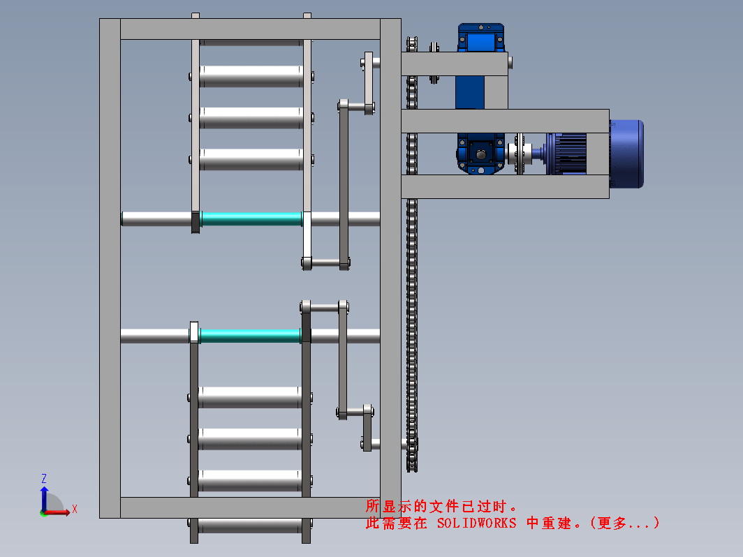 180度钢板翻转机构三维SW2016带参+CAD+说明书