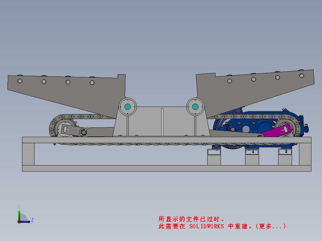 180度钢板翻转机构三维SW2016带参+CAD+说明书