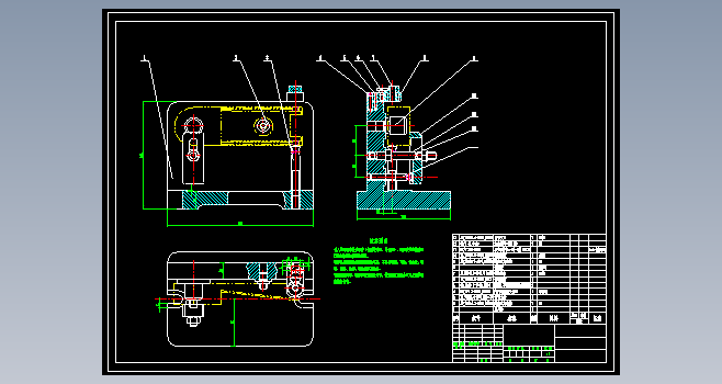 手臂零件的工艺规程及钻Φ6孔夹具设计+CAD+说明