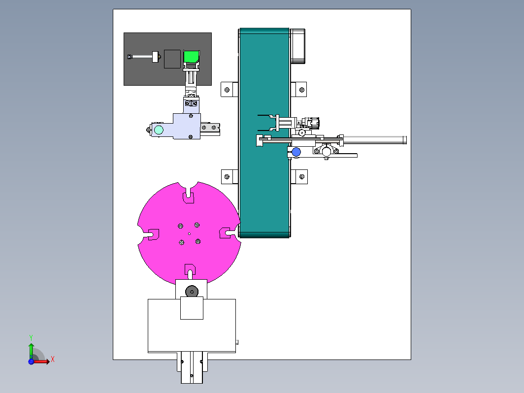 数控机床自动化上下料的直角坐标机器人