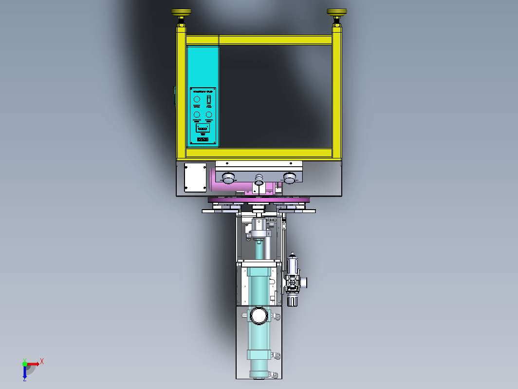 F137+电源插头芯多工位气液增压铆压机