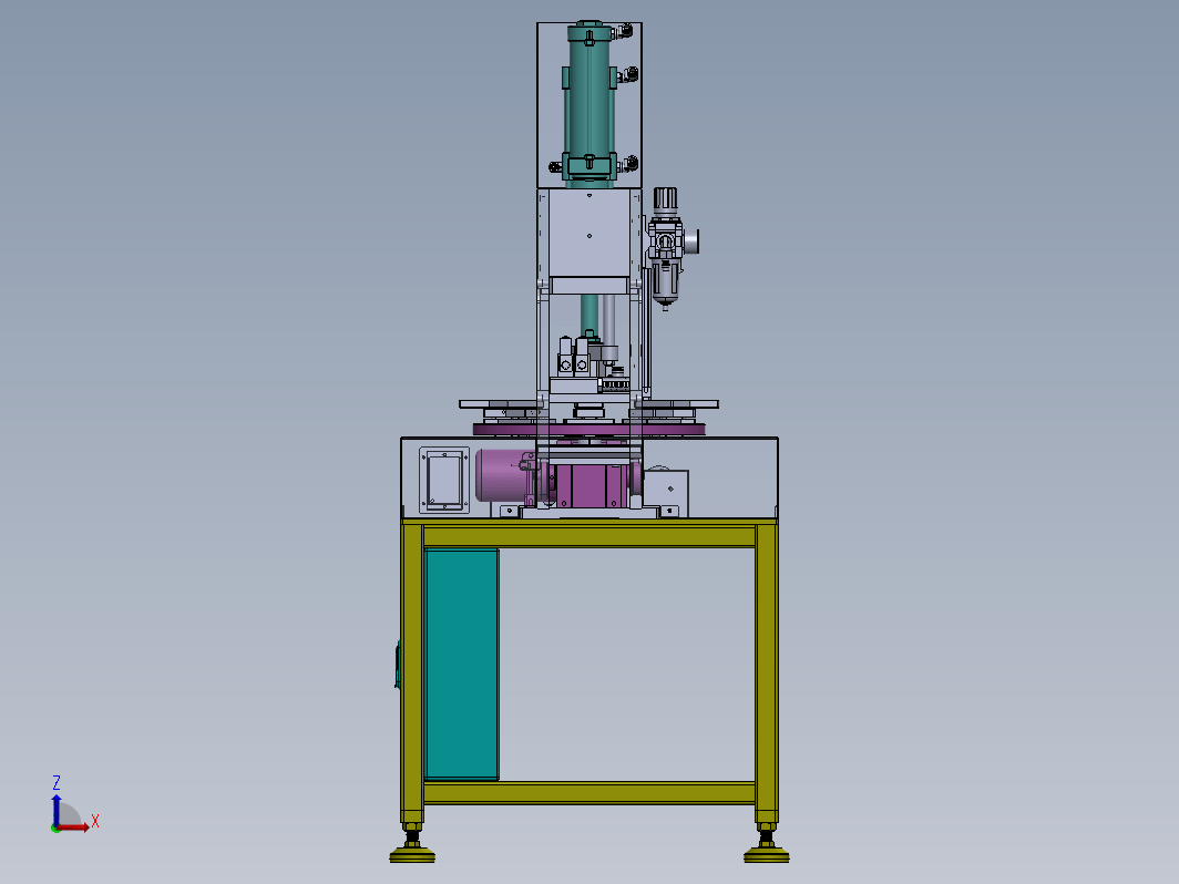 F137+电源插头芯多工位气液增压铆压机