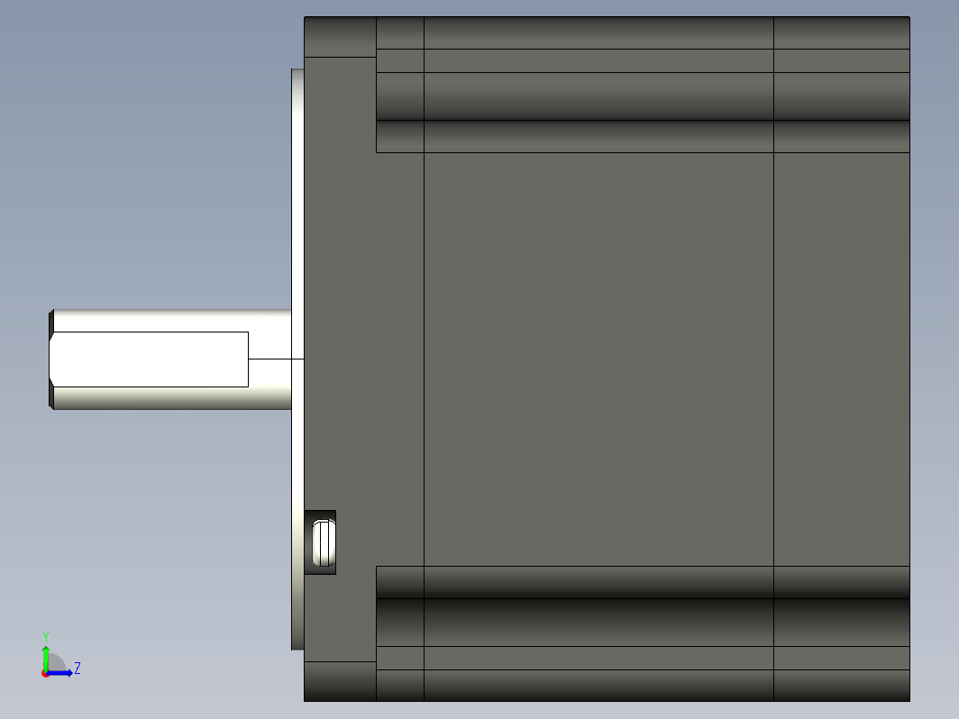 步进电机3D图86J1880-460(D)