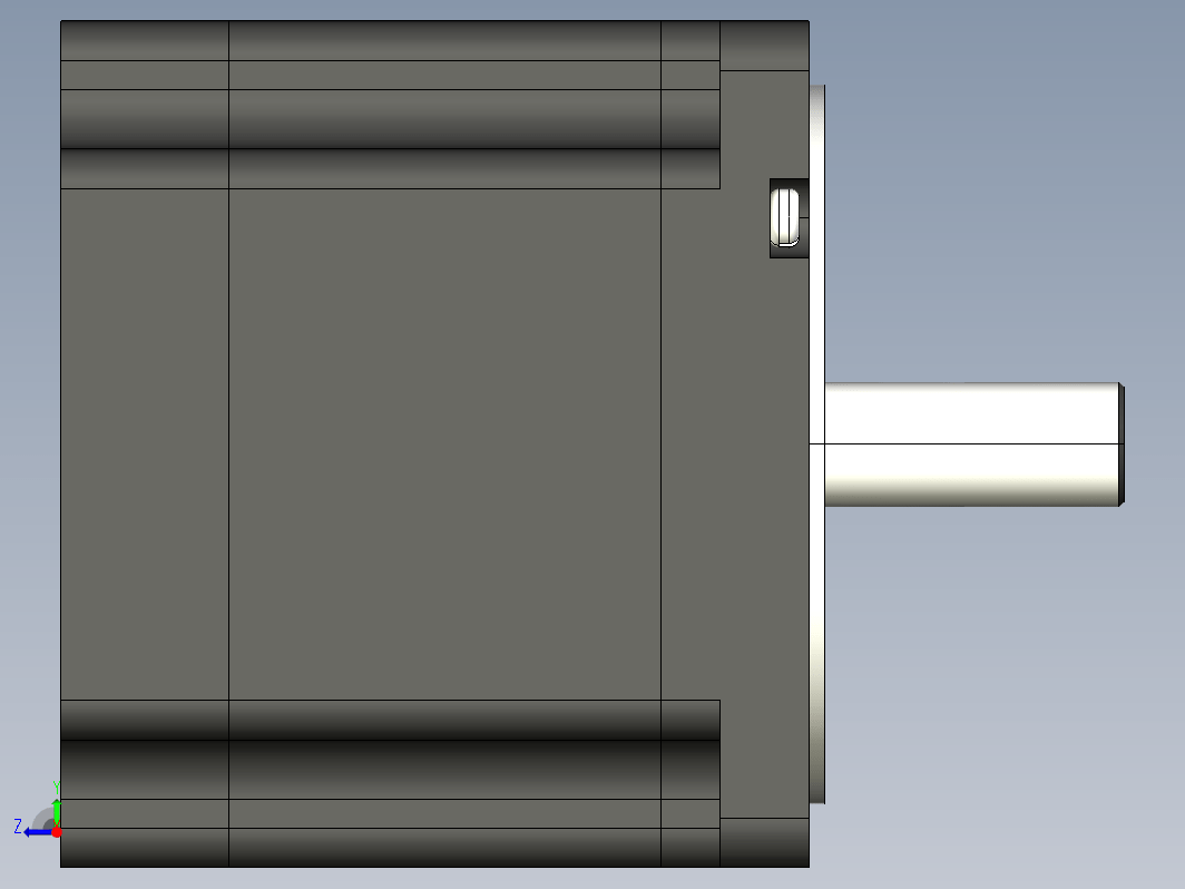 步进电机3D图86J1880-460(D)