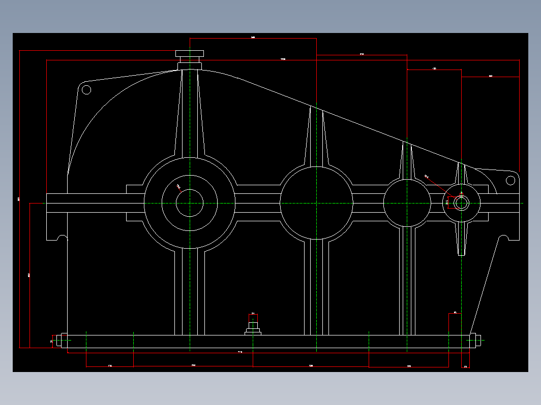 ZSSH750减速机图纸尺寸