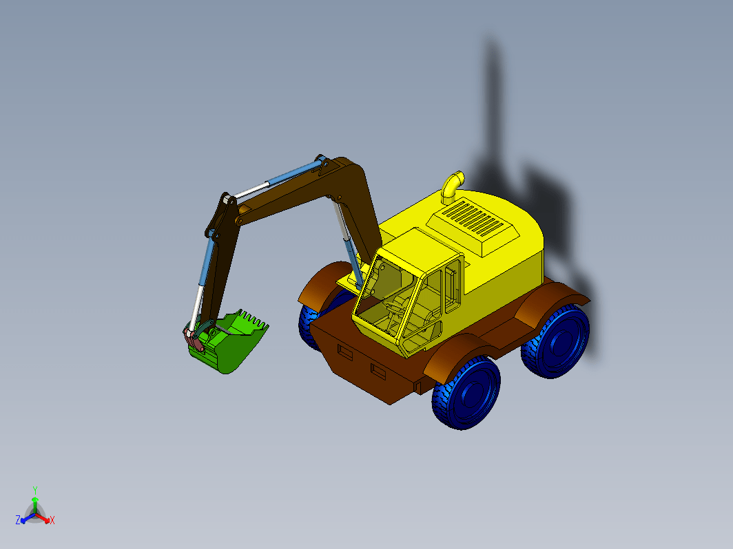 JX0125 液压挖掘机反铲工作装置设计