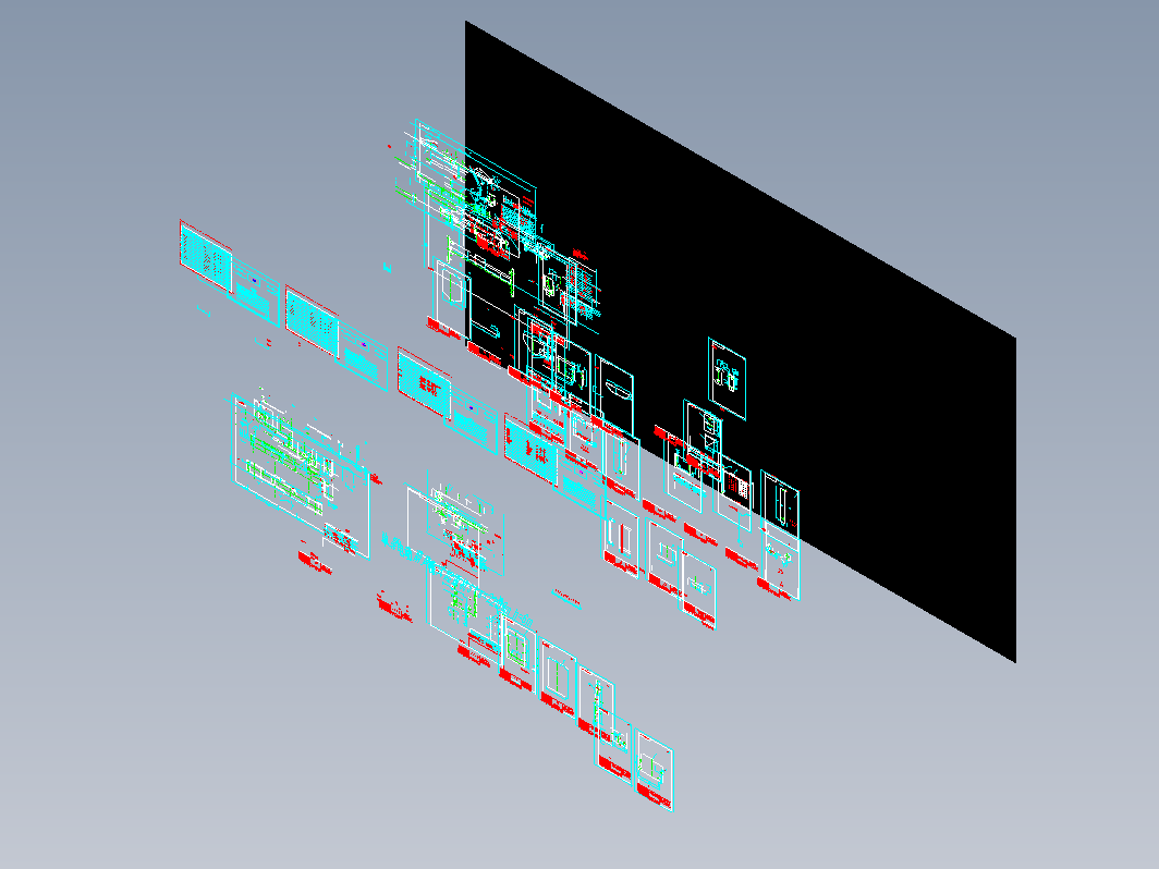 5T电动单梁起重机全套CAD