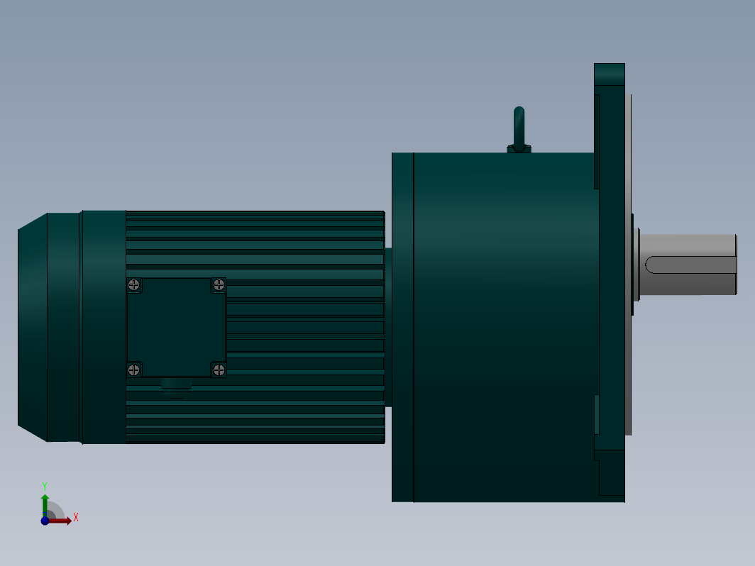 CV-50-2200-50～100立式三相铝壳(刹车)马达减速机[CV-50-2200-50-G1]