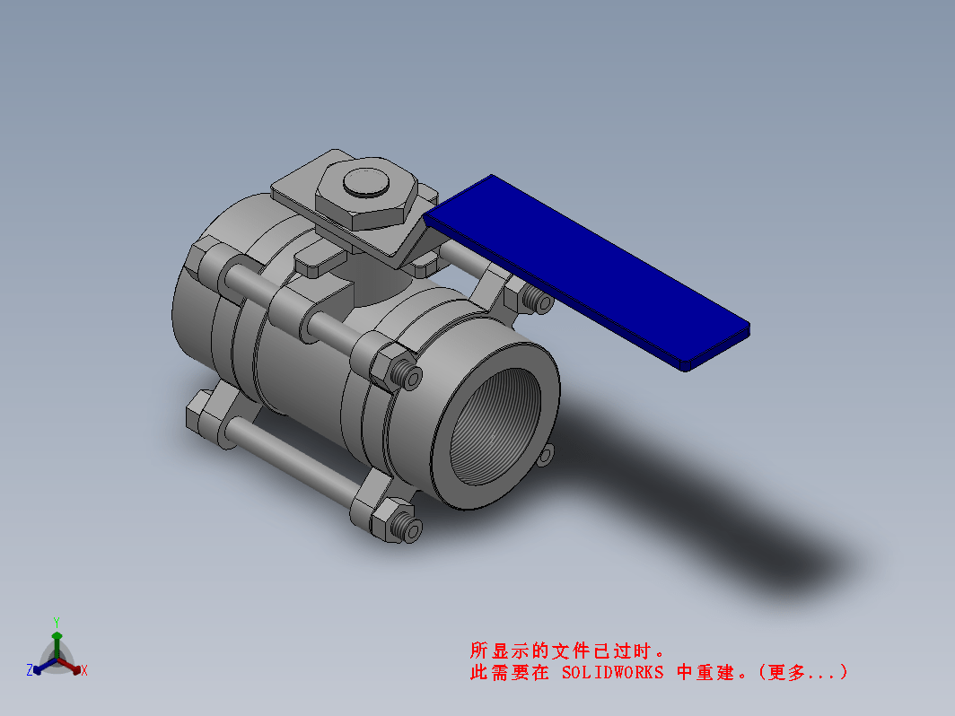 三片式手动内螺纹球阀DN15-DN80