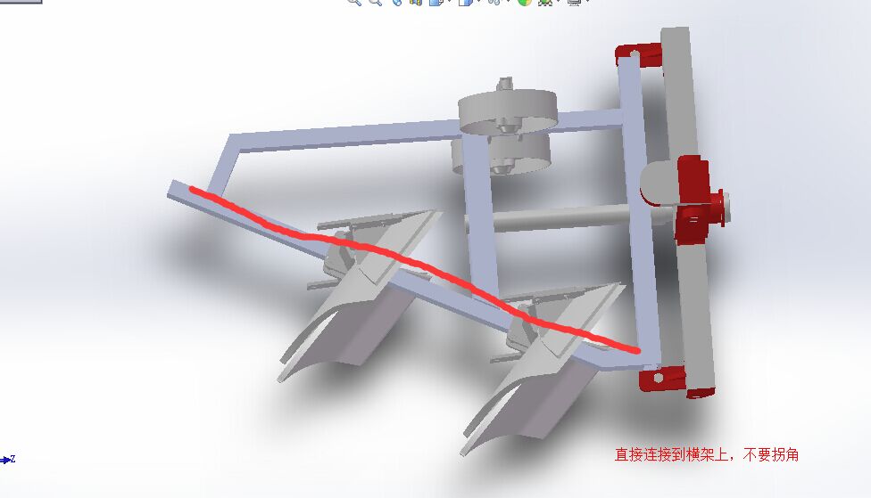 新型翻转犁挂接与翻转机构设计