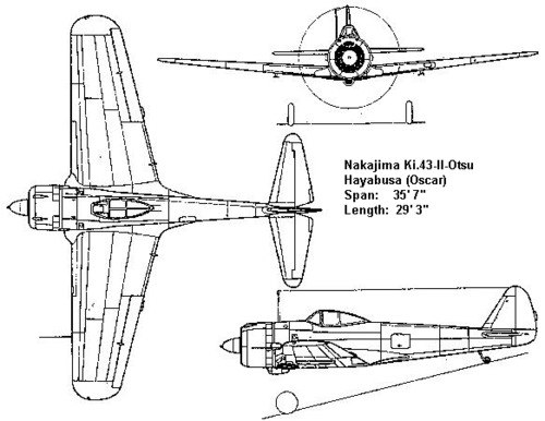 Nakajima Ki-43隼式战斗机缩略图