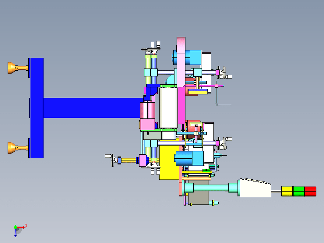 【2126】贴胶膜机UG设计