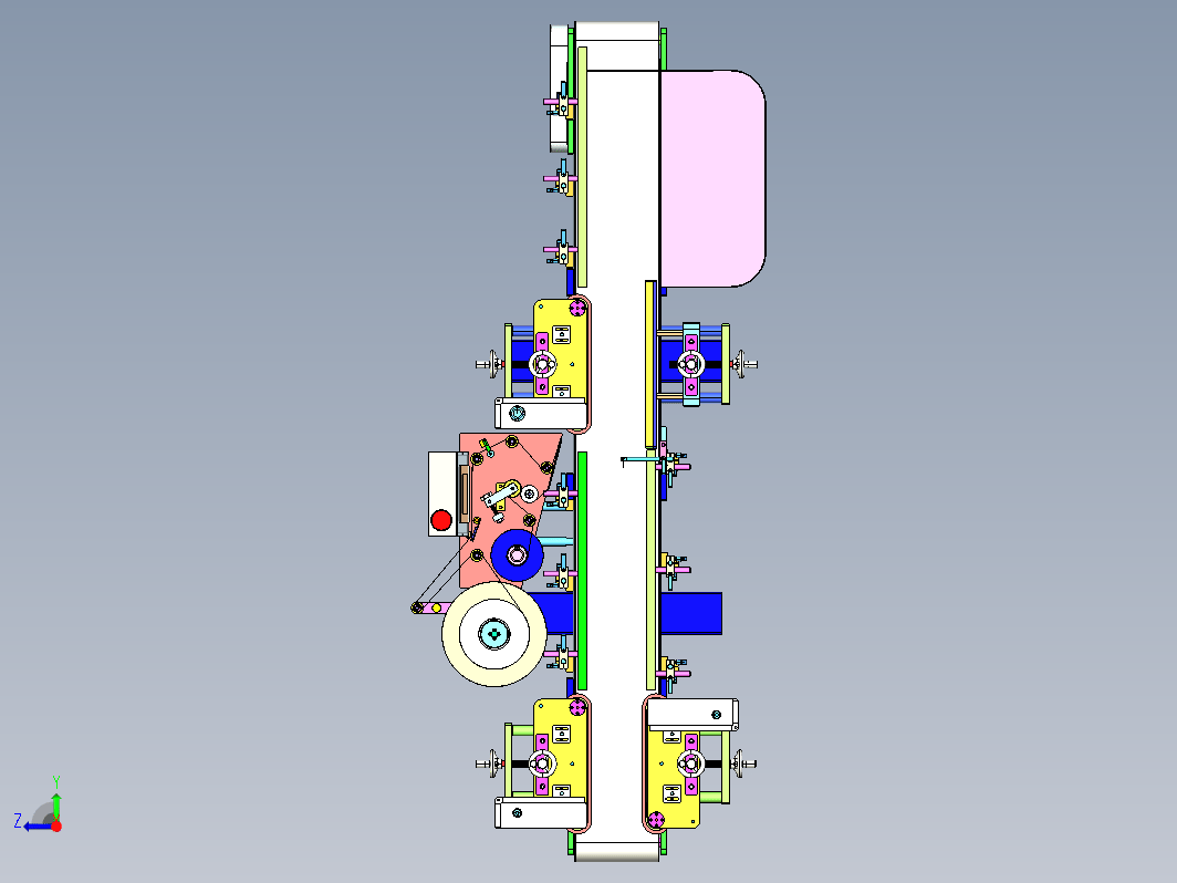 【2126】贴胶膜机UG设计