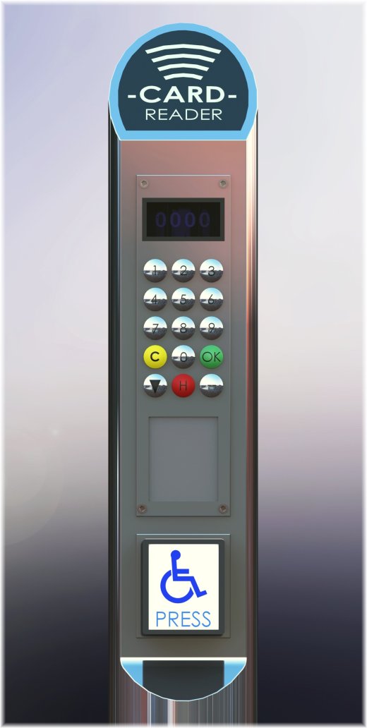 Card Readar Post读卡器柱缩略图