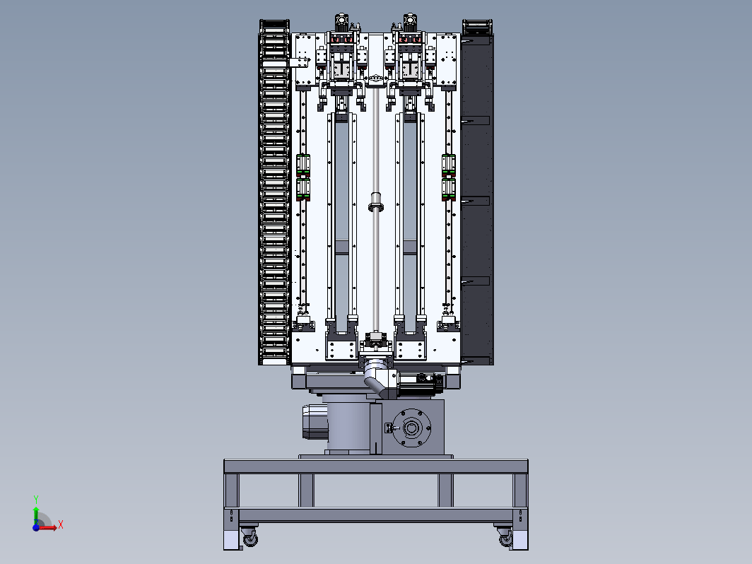 方形电池模组的堆叠台