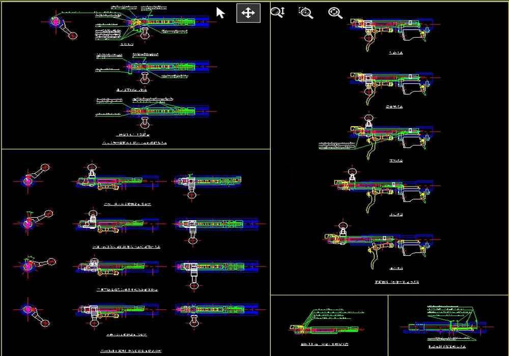 【2227】健卫8小口径运动步枪（生产图纸）CAD设计