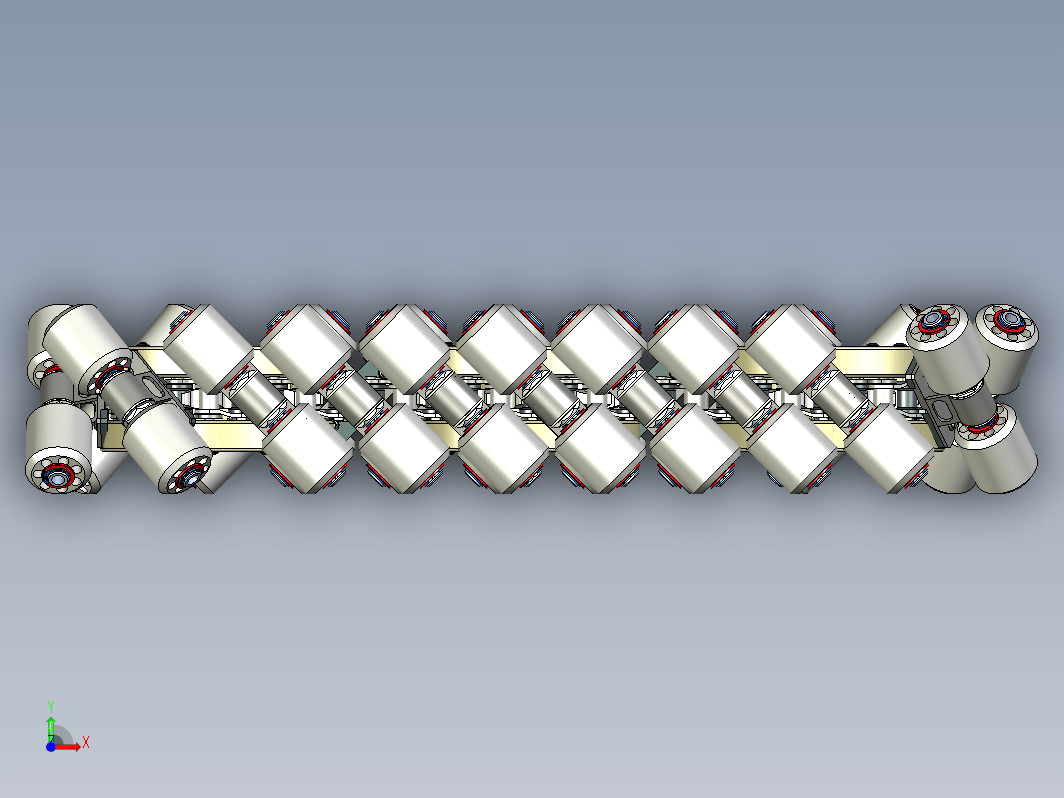 麦克纳姆轮履带3D图纸