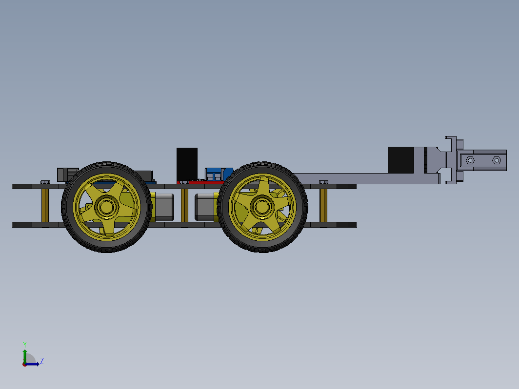 四驱arduino带夹爪小车 4wd car with gripper