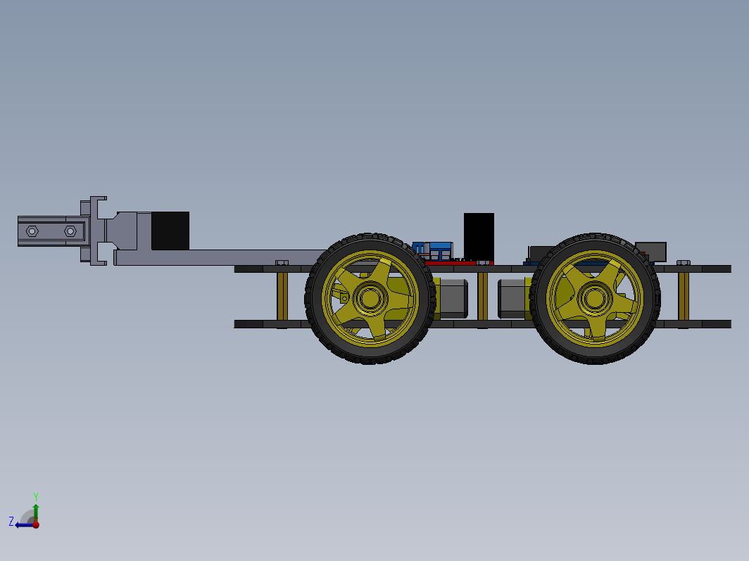 四驱arduino带夹爪小车 4wd car with gripper