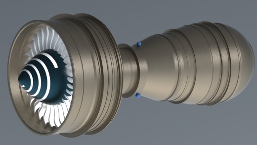 喷气式燃气轮机 Turbofan Jet缩略图
