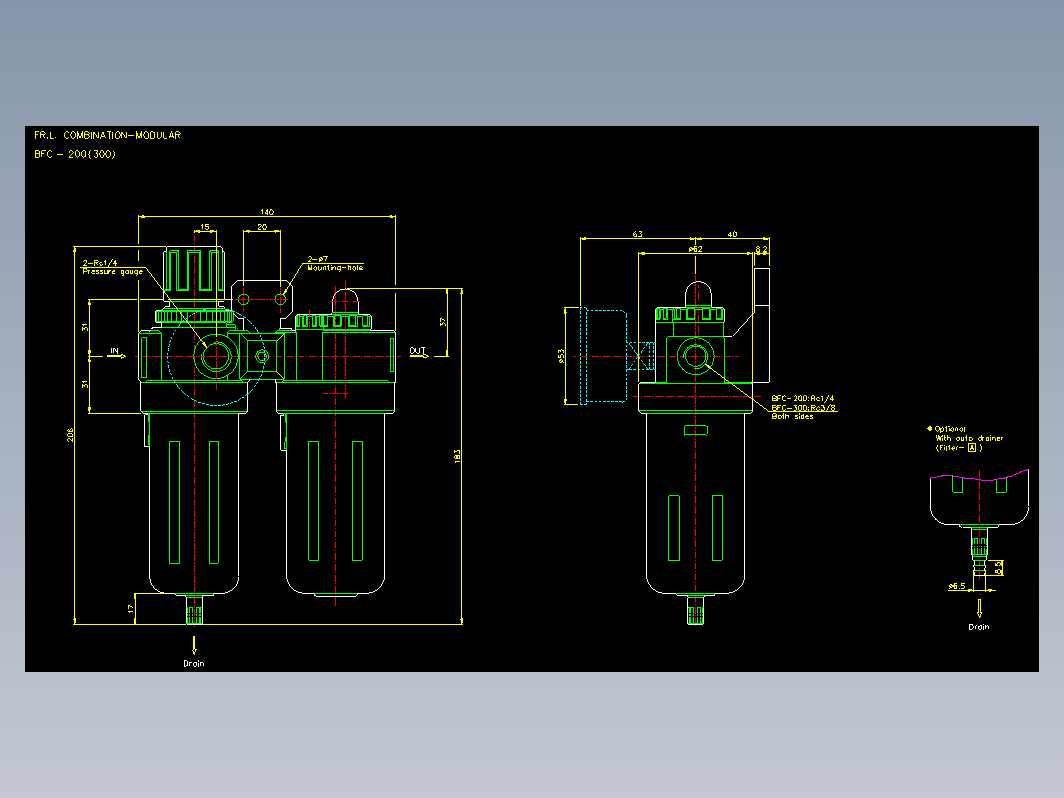 气缸 BFC-200(300)