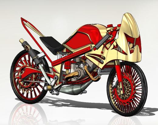 摩托车造型 MOTORCYCLE DRAG NINJA缩略图