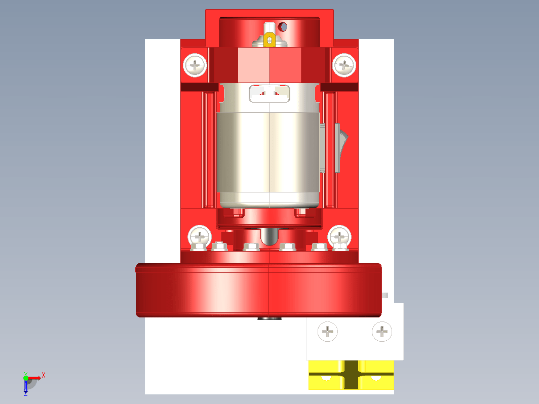 电动切割机3D数模图