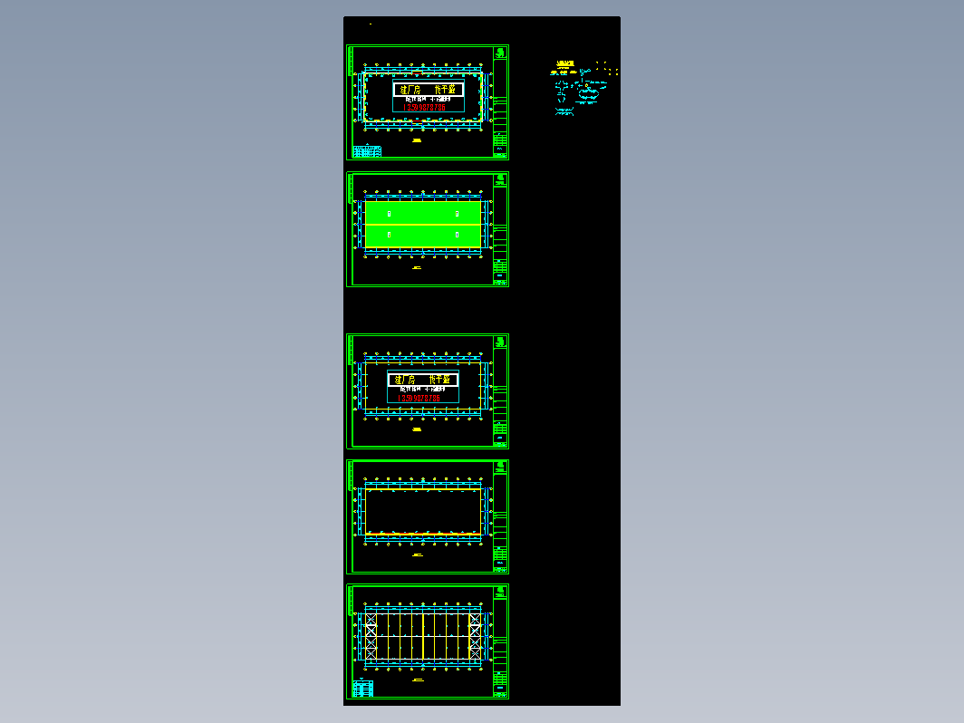 福建公司钢结构工程CAD