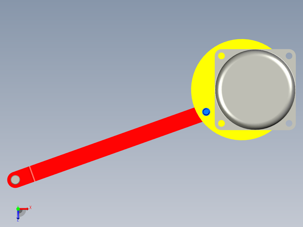 鱼塘定时自动投料机设计及运动仿真三维ProE4.0带参+CAD+说明书