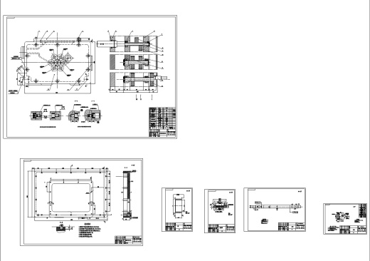 平衡轴钻孔组合机床总体及多轴箱体设计+CAD+说明书缩略图