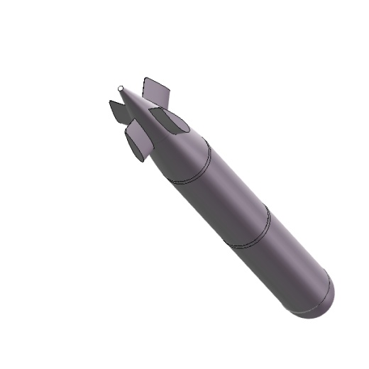 MK46鱼雷、水下航行器、卡箍、舵三维SW2015带参缩略图