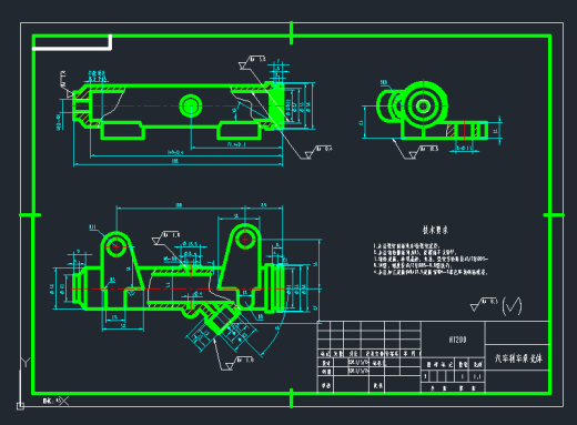 汽车刹车泵钻Φ22mm孔夹具设计+CAD+说明书缩略图