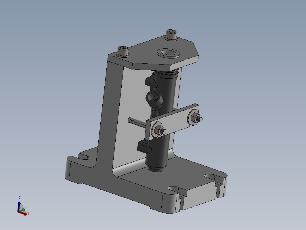 汽车刹车泵钻Φ22mm孔夹具设计+CAD+说明书