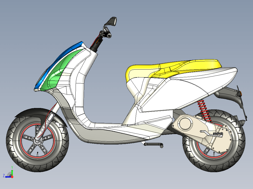 TBO Scooter S50电动摩托车